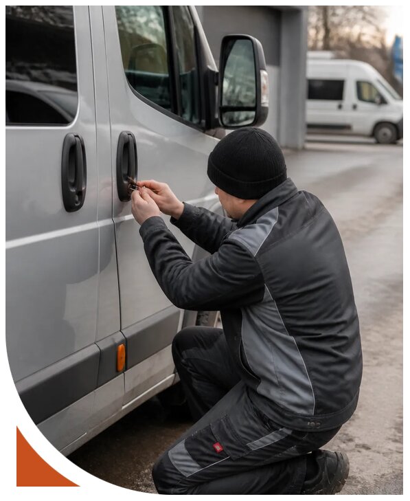 Аварийное вскрытие микроавтобуса в Колпине от 3095 р. | Разлок-Клп
